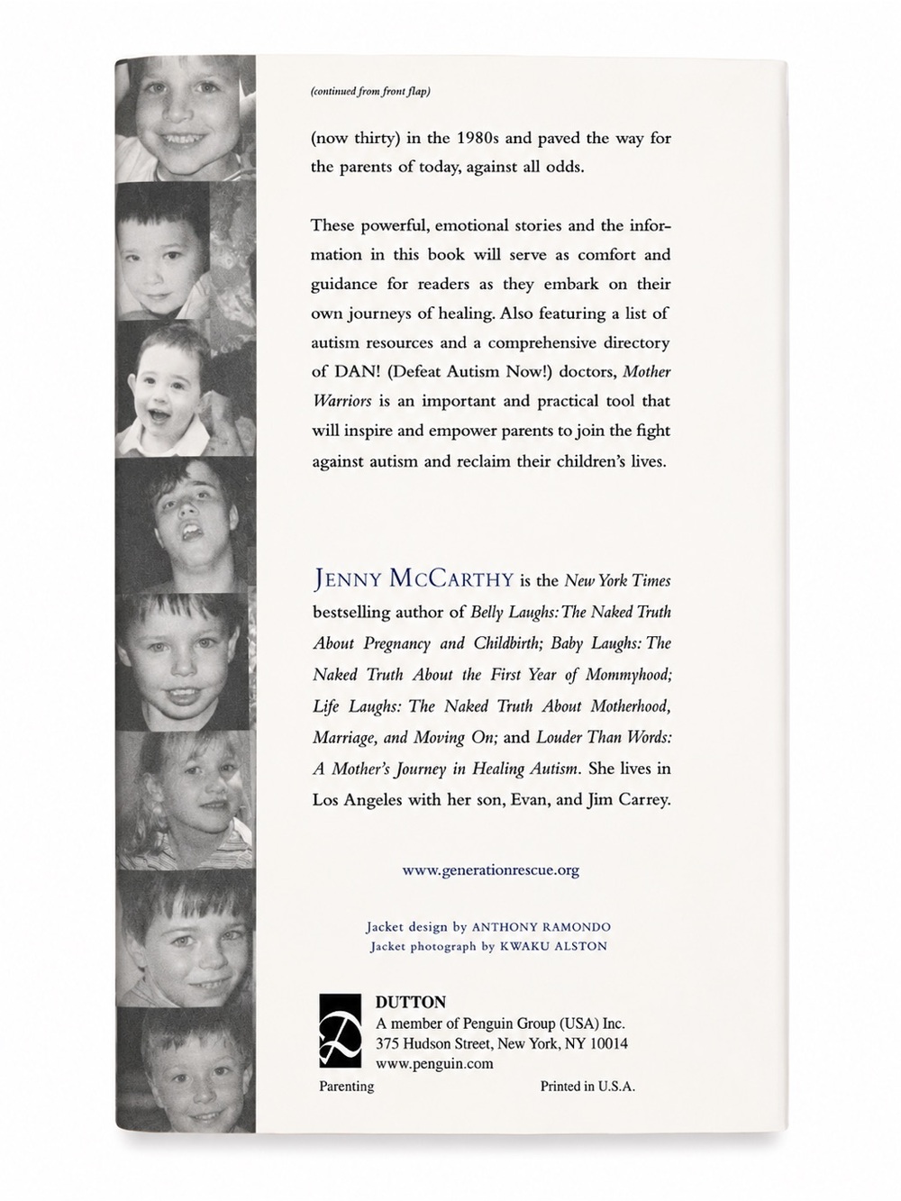Jenny McCarthy Mother Warriors Hardcover Book Autism Parenting Memoir - Picture 5 of 5